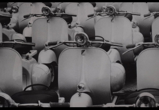 Italian Design "La Vespa". Original vintage poster.