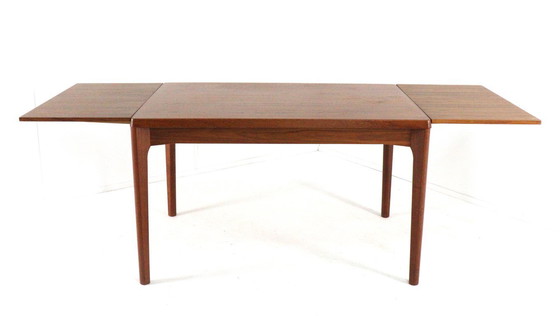 Image 1 of Tavolo da pranzo allungabile rettangolare Henning Kjaernulf for Vejle vintage danese