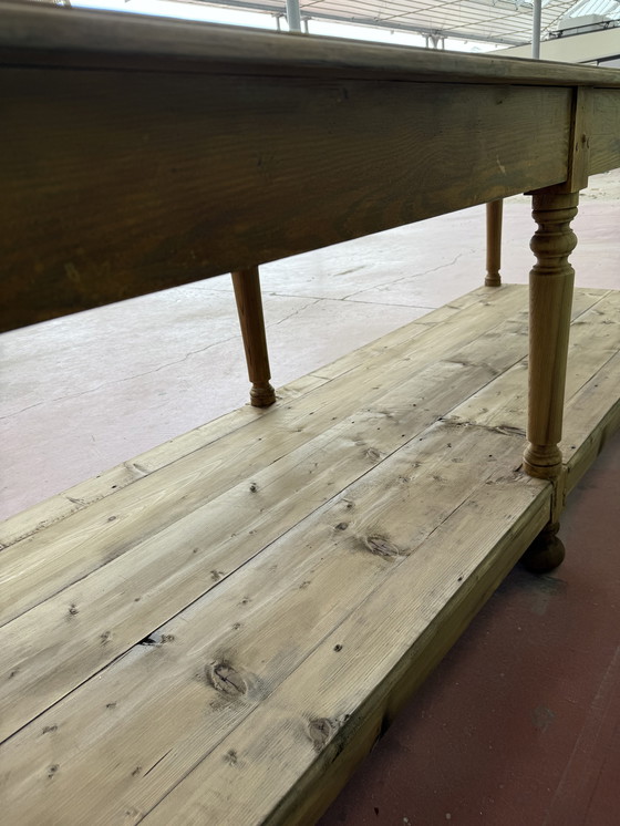 Image 1 of Bancone drappeggio del 800 in legno 