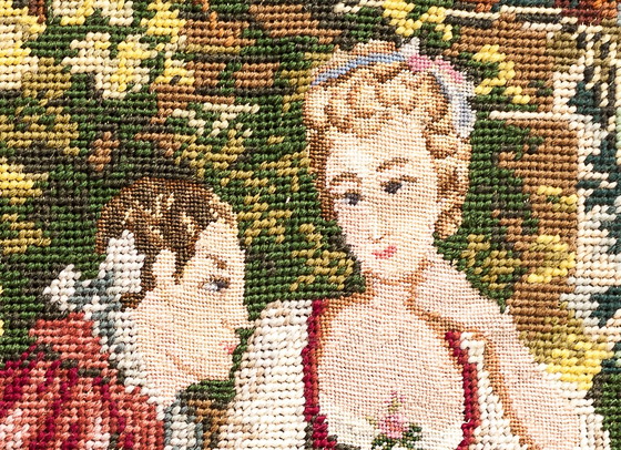 Image 1 of Arazzo "Scena galante"