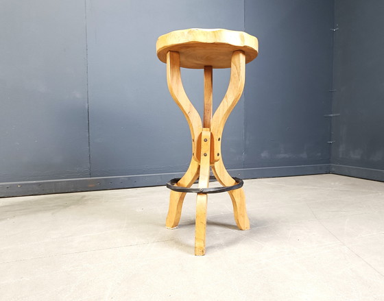 Image 1 of Mid century brutalist bar stools, 1960s - set of 4