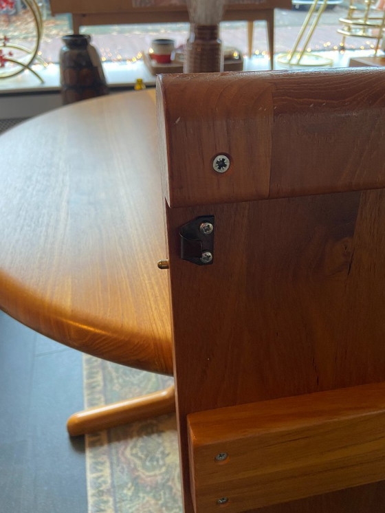 Image 1 of Vintage Danish extendable dining table made of solid teak wood