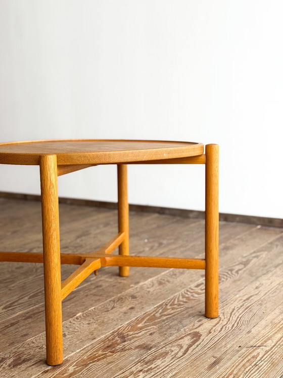 Image 1 of Dienbladtafel AT 35 / PP 35 van Hans J. Wegner voor Andreas Tuck