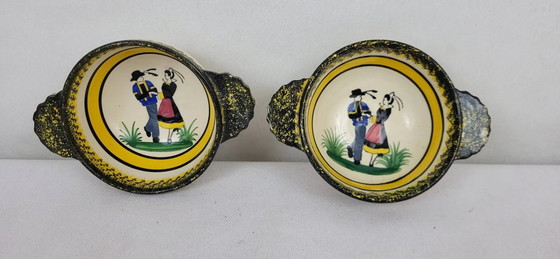 2 ciotole con manici Henriot Quimper – Stoviglie, Porcelain, Vintage (photo 5 of 5)