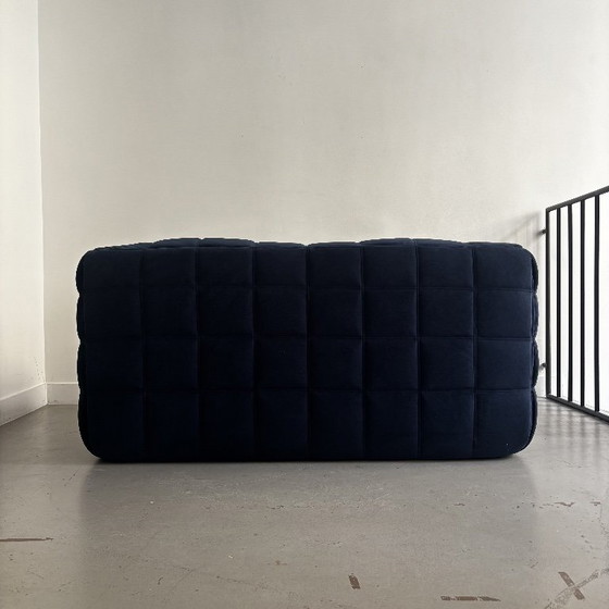 Sofá de dos plazas "Kashima" de Michel Ducaroy para Ligne Roset, 1976 – Sofás de 2 plazas, Velvet (photo 4 of 10)