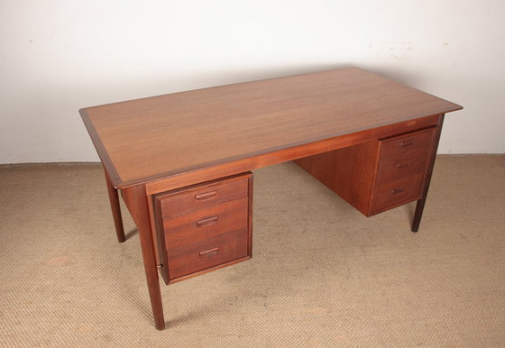 Image 1 of Escritorio ejecutivo danés diseñado por Gunnar Nielsen Tibergaard en 1960.