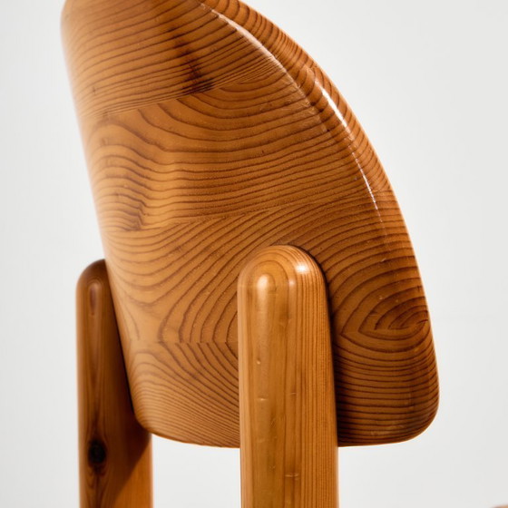 Image 1 of MK10156 Esstischgarnitur aus Kiefernholz von Rainer Daumiller für Hirtshals Savvaerk, 5er-Set