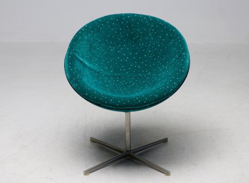 Set of 2 Vitra Verner Panton C1 Chairs in Velvet