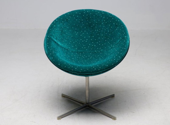 Image 1 of Set di 2 poltrone Vitra Verner Panton C1 in velluto