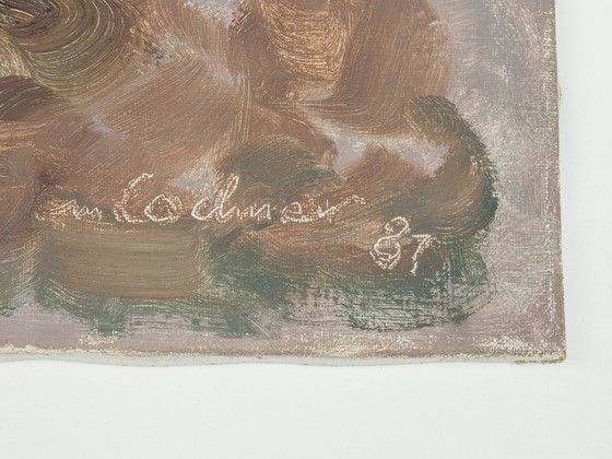 Image 1 of Flower bouquet, oil on canvas, 60 x 70 cm, Vintage