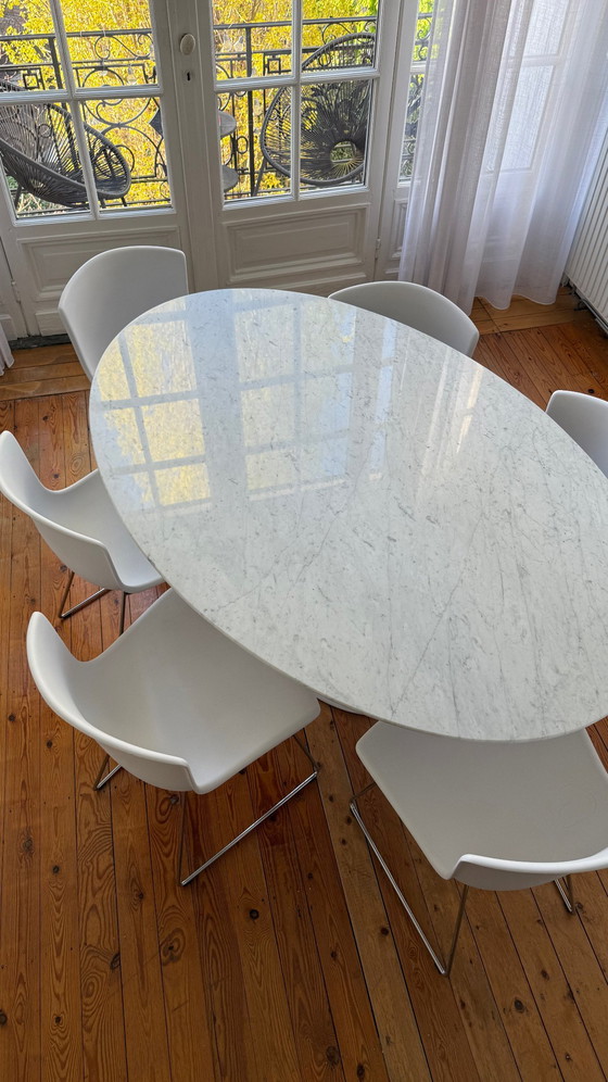 Image 1 of 6 Sillas laterales Knoll Bertoia con estructura moldeada