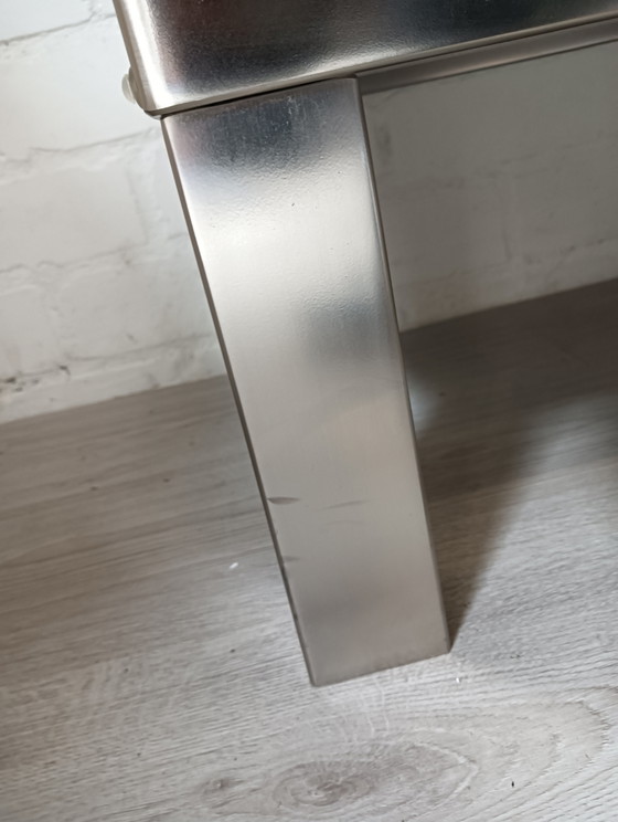 Image 1 of Tavolo in acciaio inox su misura, piano solido, estremamente pesante
