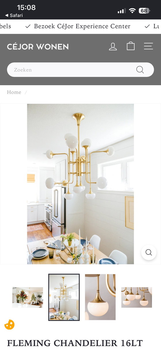 Image 1 of Lampadario a sospensione Fleming