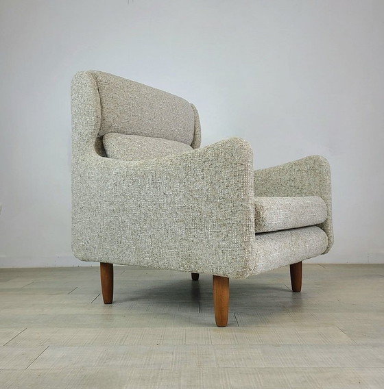 Image 1 of Rare Fauteuil SF116 Dit "Teckel" by Michel Mortier - Edition Steiner, 1963