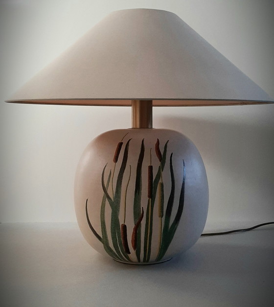 Image 1 of Lampada da tavolo in ceramica in stile Japandi di metà secolo