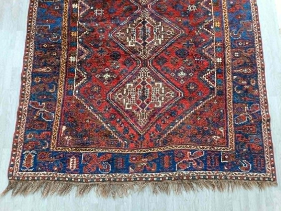Image 1 of Tapis Persan Shiraz Noué Main