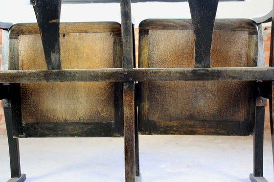 Image 1 of Sièges de cinéma vintage, années 1930, lot de 2