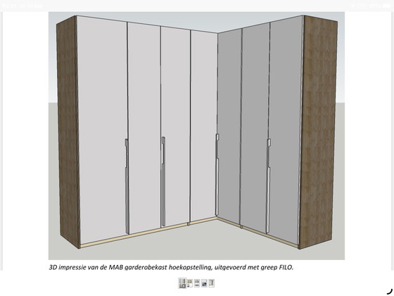 Image 1 of MAB luxury Italian design wardrobe