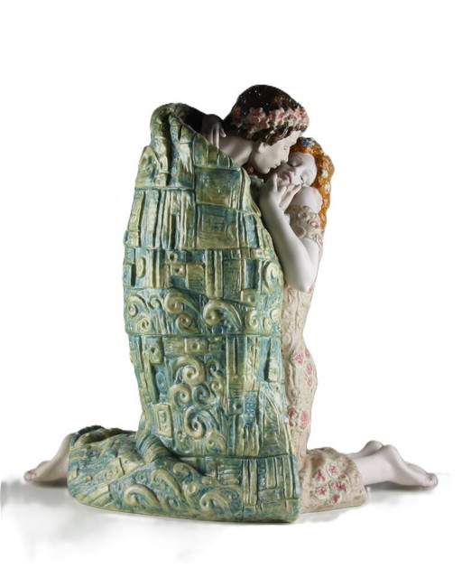 The Kiss – Gustav Klimt Collection – Large Limited Edition Sculpture – Lladró (63 cm)