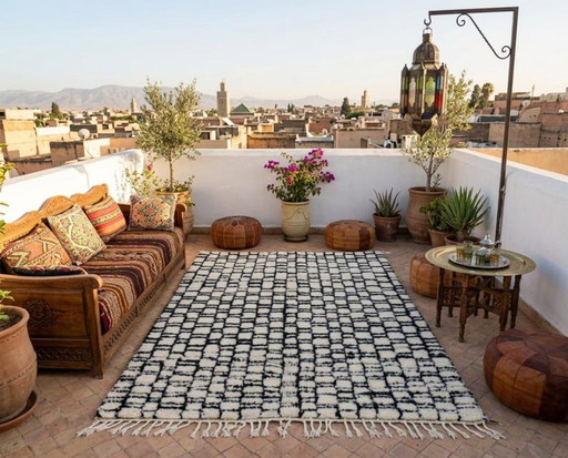 Traditional Moroccan Rug 200cmx300cm – vloerkleden en tapijten, Cotton (photo 2 of 5)