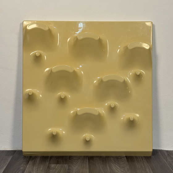 Image 1 of Slab coat rack by De Pas, D'Urbino & Lomazzi for Longato, Italy, 1960s