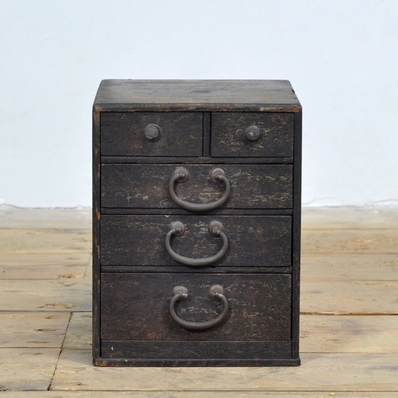 Image 1 of Small Japanese chest of drawers, circa 1900