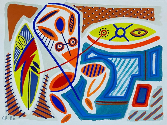 Image 1 of Carsten Regild - Œuvres d'art colorées