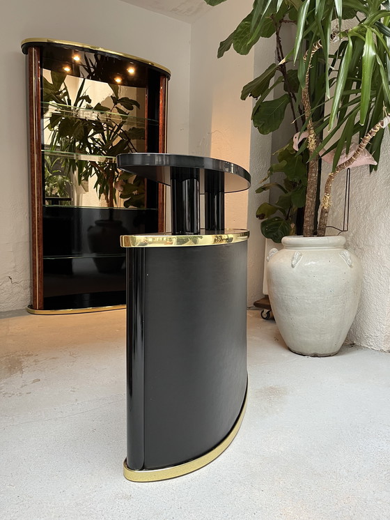 Image 1 of Conjunto de bar, taburetes y muebles de los años 80