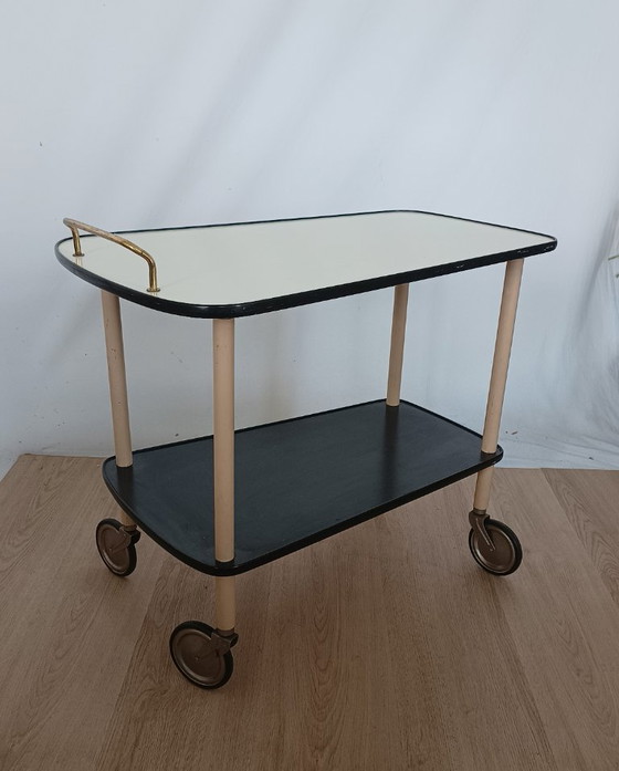 Chariot de service des années 1950 – Dessertes, Wood (photo 2 of 8)