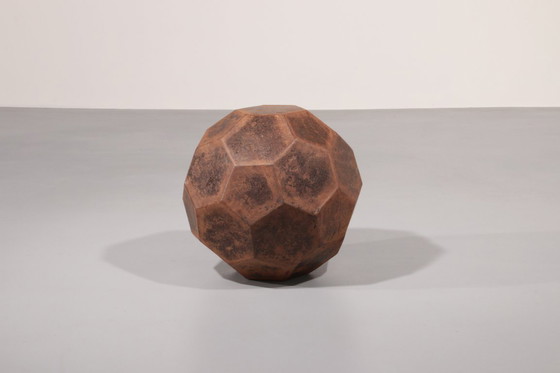 Image 1 of Rare Italian Molecular Metal Side Table – Sculptural Mid-Century Design 1960 