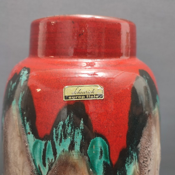 Image 1 of Scheurich, Allemagne de l'Ouest Vase - 553-38 Fat Lava