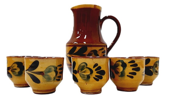 Image 1 of Vintage Ceramic Mulled Brandy Set