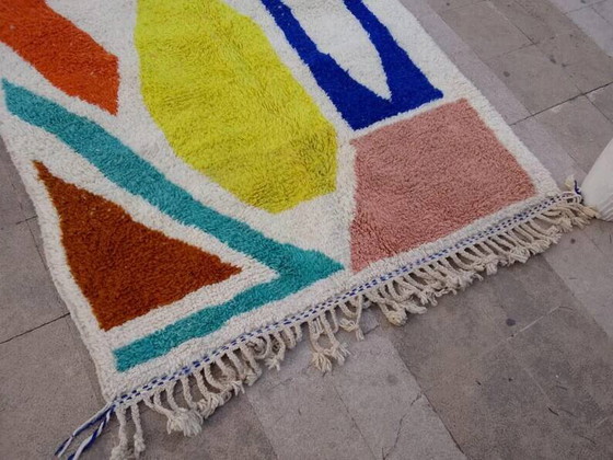Tappeto marocchino in lana fatto a mano, 250cm x 150cm, pezzo unico. – Tappeti, Wool (photo 2 of 11)