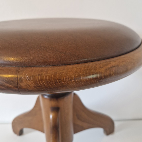 Image 1 of Vintage Piano Stool Swivel Stool Classic Piano Stool