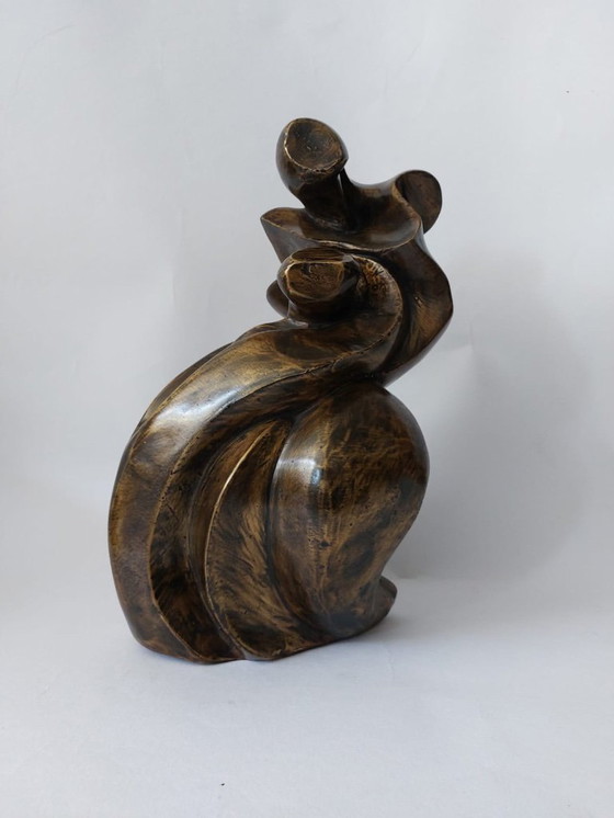 Image 1 of scultura astratta in legno