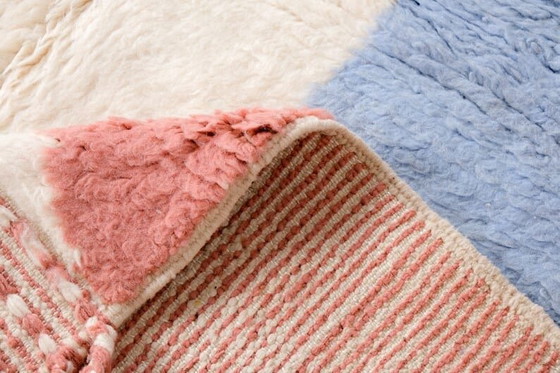 Image 1 of Handmade Beni Ouraine rug with colorful patterns, 2/3 m