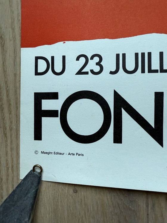 Image 1 of Vintage Mirò tentoonstellingsposter van Galerie Maeght, offset en lithografie, 1968