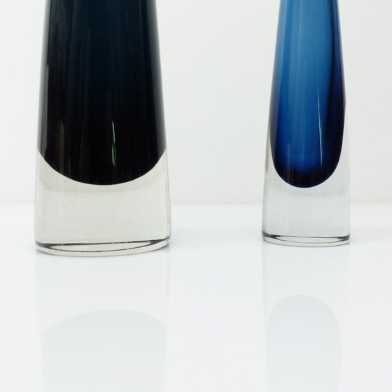 Image 1 of TIMO SARPANEVA – Pair of Jääpuikko Icicle vases for Iittala, Finland, 1958-1966 