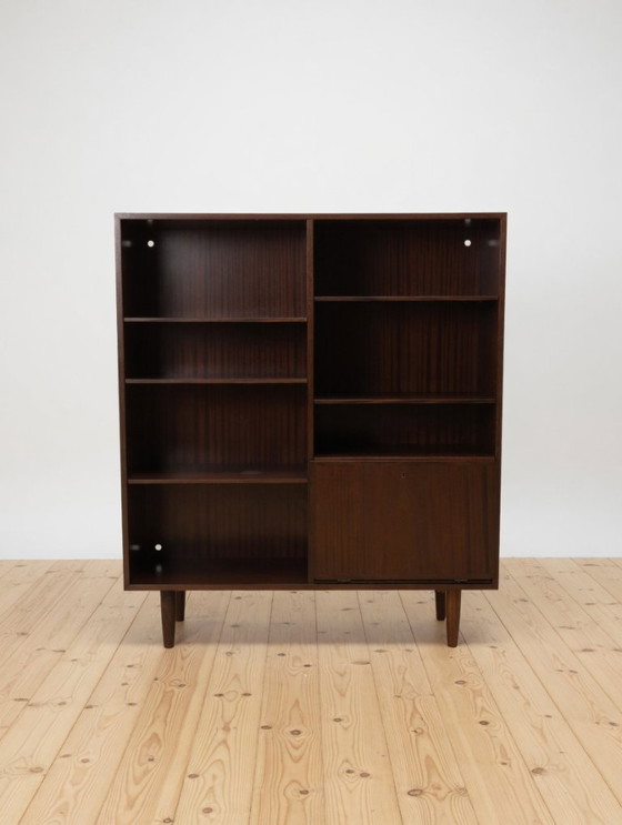 Image 1 of Mahagoni-Bücherregal Modell 4 von Omann Jun Møbelfabrik, Dänemark, 1970er Jahre