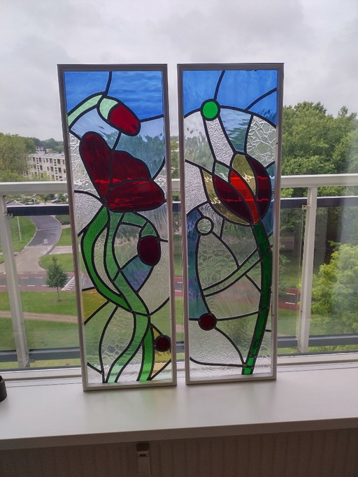 Vitraux d'art Fenêtres de façade - Panneaux décoratifs