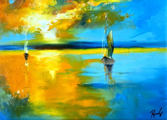 Image 1 of Robert Popczyk „Dämmerung über dem See“