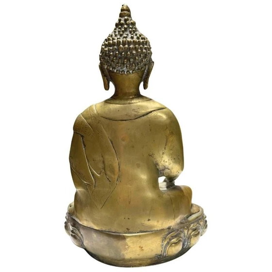 Gilt-bronze Buddha on Lotus Throne – 18th–Early 19th Century – Lot 425 – Sculpture (photo 5 of 10)