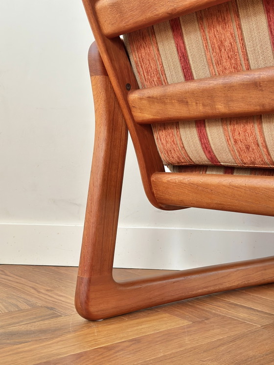 Poltrona vintage di design danese EMC in legno di teak, anni '50/'60/'70 – Poltrone, Wood, Textile (photo 3 of 15)