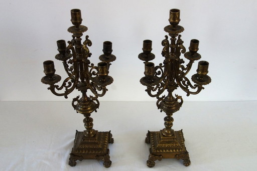 Pair of candelabras, France, mid-19th century