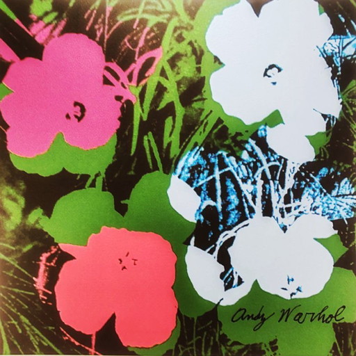 Andy Warhol "Flowers" Limited Edition Lithografie uit de jaren 80 door CMOA.