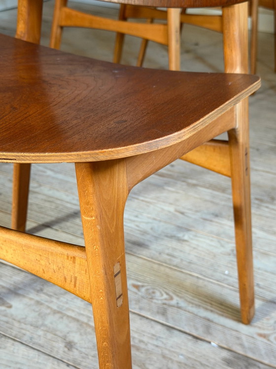 Sedie vintage danesi in teak di Borge Mogensen. – Sedie da pranzo, Scandinavian (photo 11 of 16)
