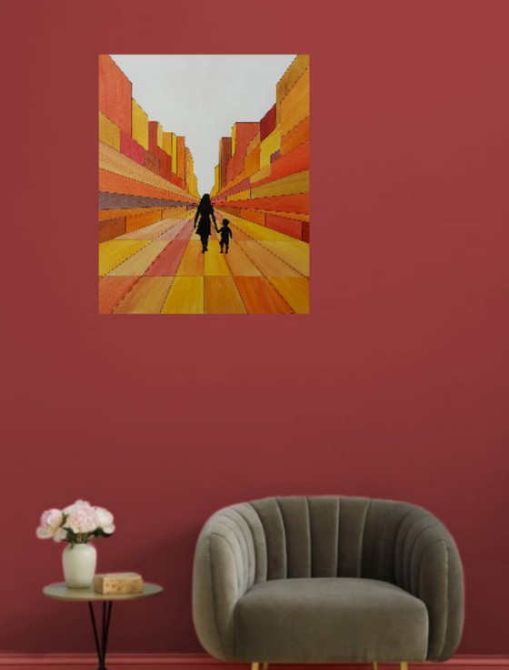 Image 1 of Passage to Elsewhere – Original painting by the artist 2Luss'Art, 12F format