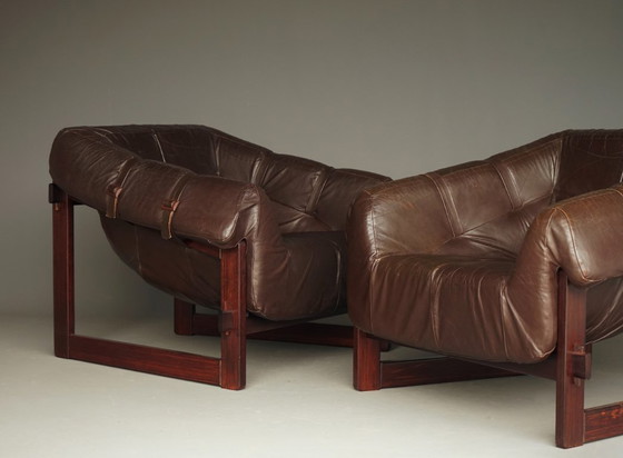 Image 1 of MP-91 Lounge-Sessel von Percival Lafer für Móveis Lafer, 1970er Jahre, 2er-Set