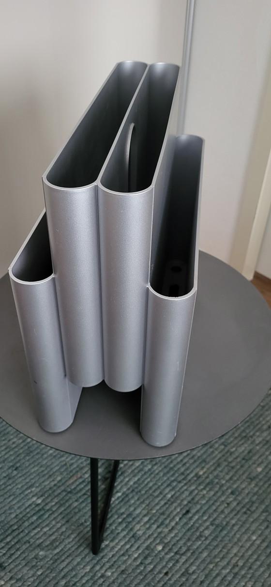 Image 1 of Kartell magazine rack silver-grey