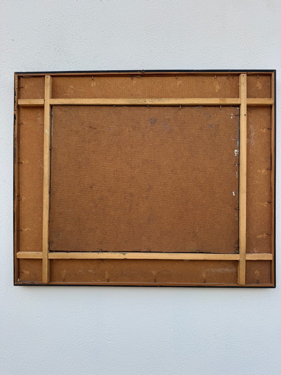 Tableau huile scène camarguaise 20ème – Peintures et dessins, Bois (photo 8 of 11)